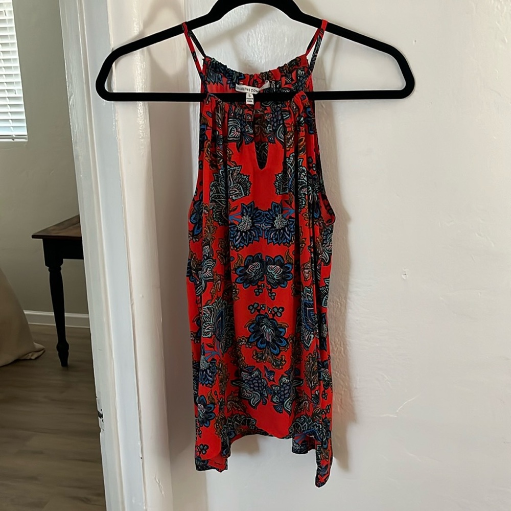 Paisley Pattern Tank Top